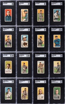 1909-11 T206 White Border Collection (105) – Featuring Sixteen SGC-Graded Hall of Famer Cards, Including Ty Cobb, Christy Mathewson and Walter Johnson